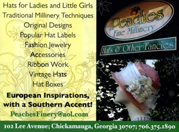 Peaches Fine Millinery - Chickamauga